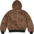 Supreme®/Alpha Industries® Wool Hooded Bomber Jacket - Leopard (detail)