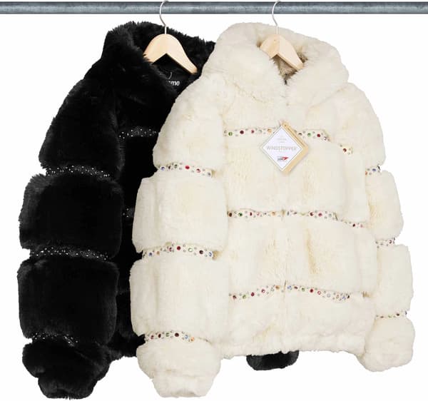Supreme®/b.b. Simon® Faux Fur WINDSTOPPER® Hooded Bomber Jacket - Group Shot