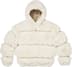 Supreme®/b.b. Simon® Faux Fur WINDSTOPPER® Hooded Bomber Jacket - White (front)