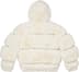 Supreme®/b.b. Simon® Faux Fur WINDSTOPPER® Hooded Bomber Jacket - White (detail)