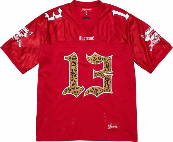 Supreme®/b.b. Simon® Football Jersey - Red (front)