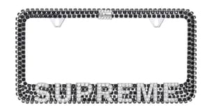 Supreme®/b.b. Simon® License Plate Frame Black