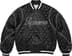 Supreme®/Champion® Quilted Satin Varsity Jacket - Black (front)