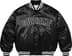 Supreme®/Champion® Satin Varsity Jacket - Black (front)