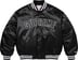 Supreme®/Champion® Satin Varsity Jacket - Black (front)