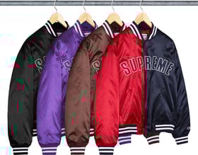 Supreme®/Champion® Satin Varsity Jacket