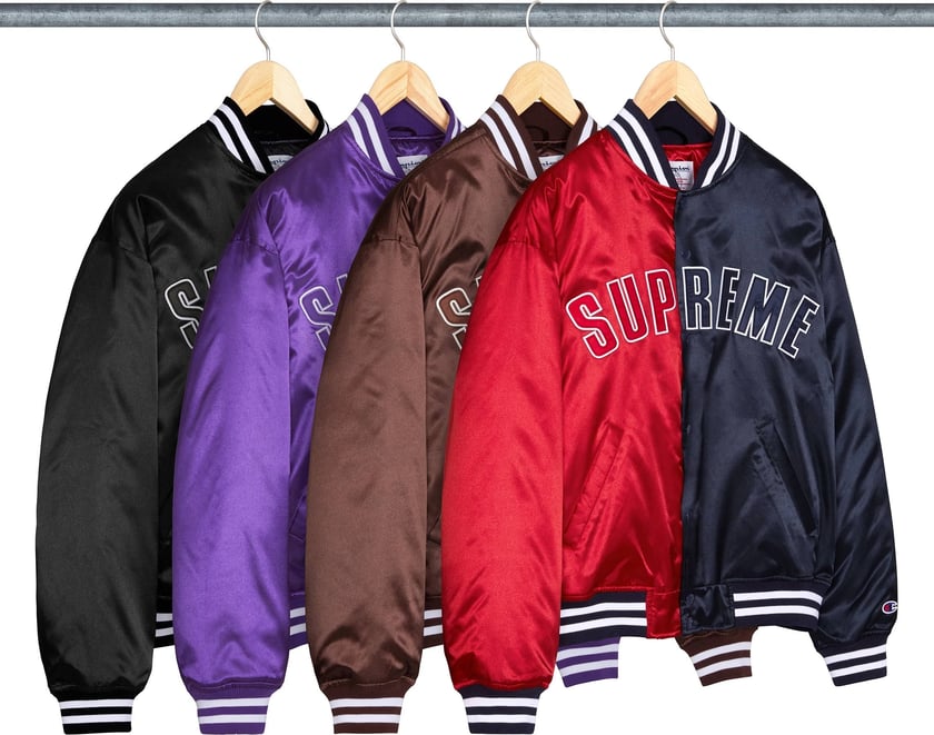 Supreme®/Champion® Satin Varsity Jacket
