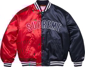 Supreme®/Champion® Satin Varsity Jacket Multicolor