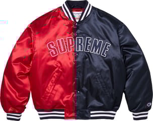 Supreme®/Champion® Satin Varsity Jacket Multicolor