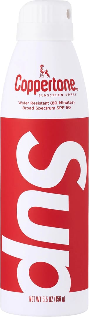 Supreme®/Coppertone Sunscreen Spray White