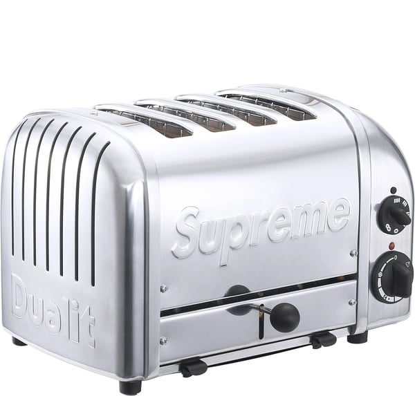 Supreme®/Dualit® 4-Slice Toaster - Chrome (front)