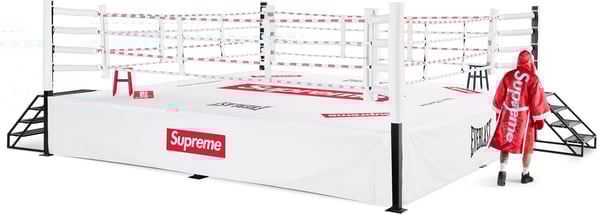 Supreme®/Everlast® 20-Foot Boxing Ring - White (front)
