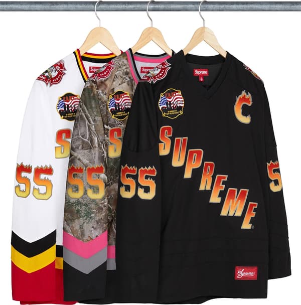 Supreme/FDNY Hockey Jersey - Group Shot