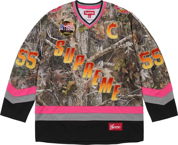 Supreme/FDNY Hockey Jersey - TrueTimber® Kanati Camo (front)