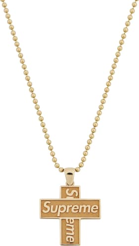 Supreme®/Jacob & Co. Cross Box Logo Pendant