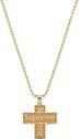 Supreme®/Jacob & Co. Cross Box Logo Pendant - 14K Gold (front)