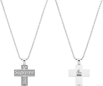 Supreme®/Jacob & Co. Cross Box Logo Pendant