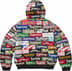 Supreme®/Jeff Hamilton® Box Logo Appliqué Hooded Leather Jacket - Multicolor (detail)