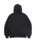 Supreme®/Jordan® Hooded Sweatshirt - Black (front)