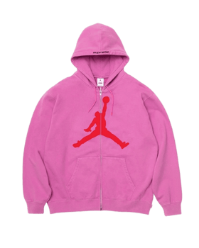 Supreme®/Jordan® Hooded Sweatshirt Pink