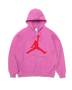 Supreme®/Jordan® Hooded Sweatshirt - Pink (front)