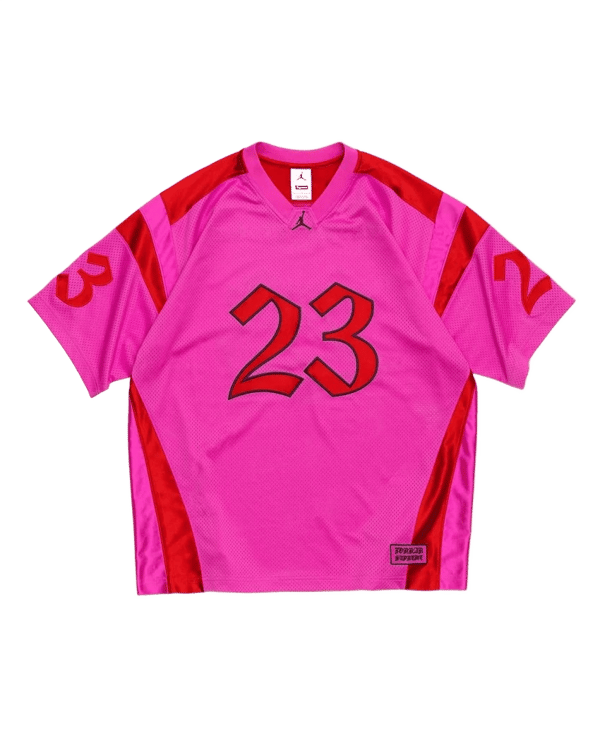 Supreme®/Jordan® Jersey - Pink (front)