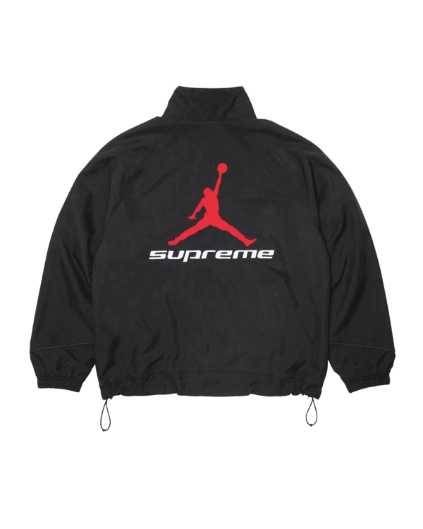 Supreme®/Jordan® Track Jacket - Black (front)