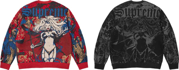 Supreme®/Lady Death® Sweater - Group Shot