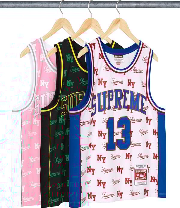 Supreme®/Mitchell & Ness® Monogram Basketball Jersey - Group Shot