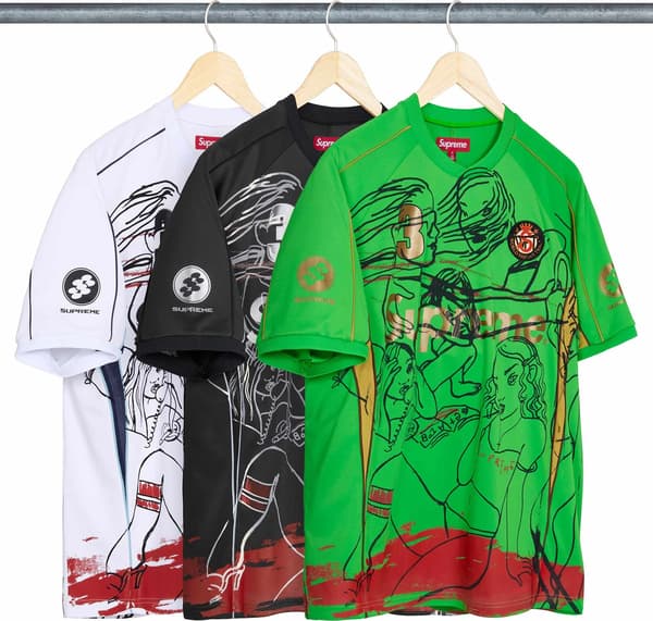 Supreme/Rita Ackermann Soccer Jersey - Group Shot