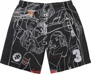 Supreme/Rita Ackermann Soccer Short Black