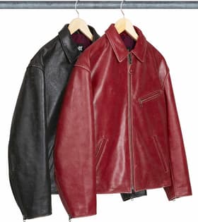 Supreme®/Schott® Distressed Leather Jacket