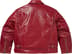 Supreme®/Schott® Distressed Leather Jacket - Red (detail)