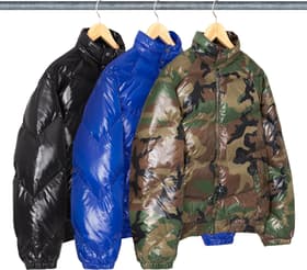 Supreme®/Schott® Glossy Lightweight Down Puffer Jacket