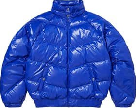 Supreme®/Schott® Glossy Lightweight Down Puffer Jacket Royal