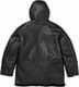 Supreme®/Schott® Hooded Shearling Coat - Black (detail)