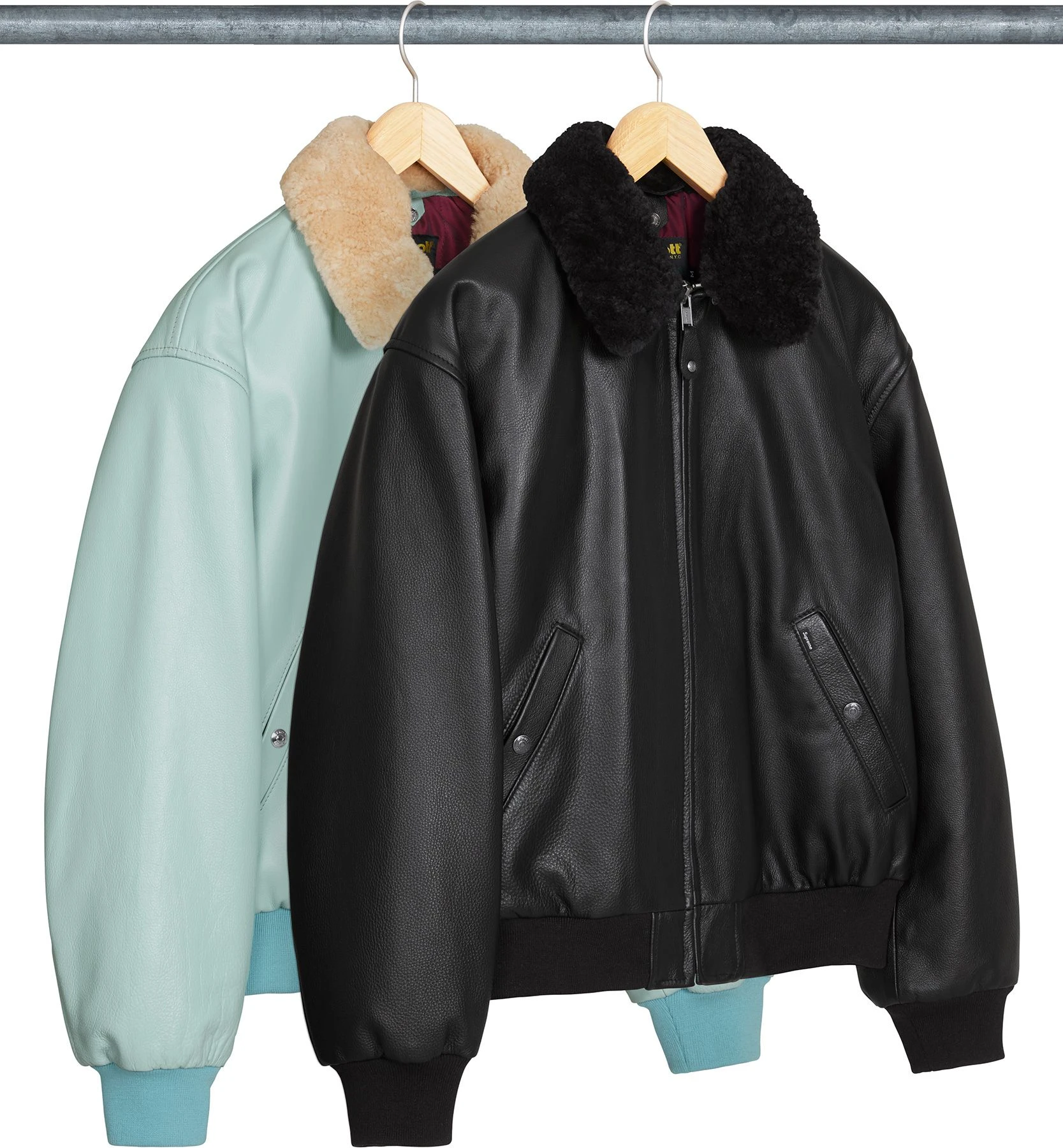 Supreme®/Schott® Shearling Collar Bomber Jacket