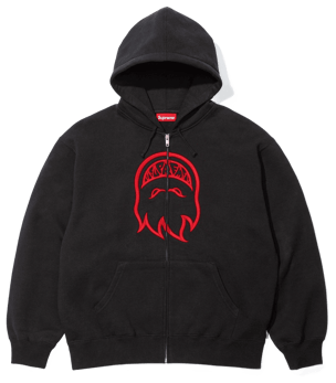 Supreme®/Spitfire® Zip Up Hooded Sweatshirt Black