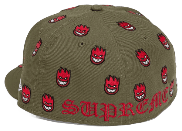 Supreme®/Spitfire® New Era® Hat - Army Green (front)