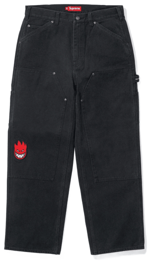 Supreme®/Spitfire® Double Knee Painter Pant Black