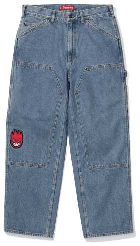 Supreme®/Spitfire® Double Knee Painter Pant Blue Denim