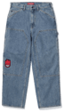 Supreme®/Spitfire® Double Knee Painter Pant - Blue Denim (front)