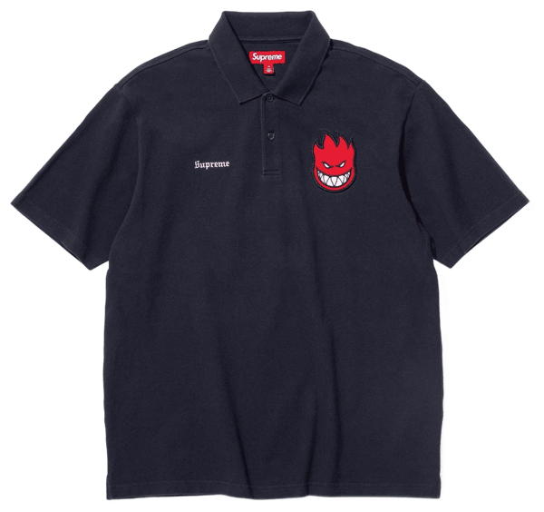 Supreme®/Spitfire® Polo - Navy (front)