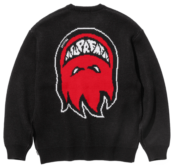 Supreme®/Spitfire® Sweater - Black (front)