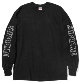 Supreme®/Spitfire® Bighead L/S Tee Black