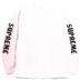 Supreme®/Spitfire® Bighead L/S Tee - Pink (front)