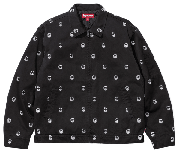 Supreme®/Spitfire® Work Jacket - Black (front)