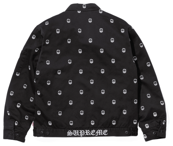 Supreme®/Spitfire® Work Jacket - Black (front)