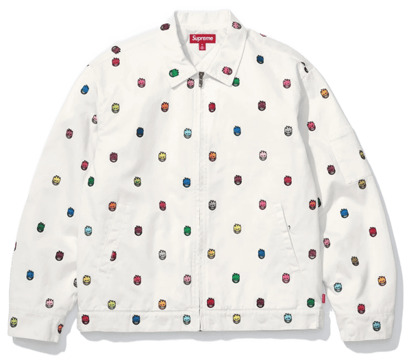 Supreme®/Spitfire® Work Jacket - White (front)