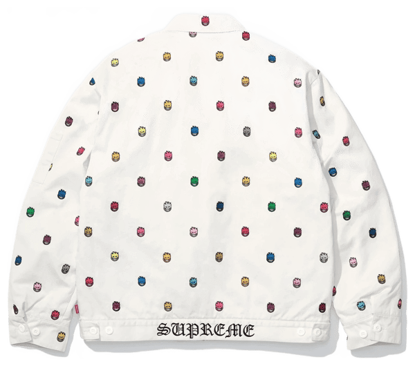 Supreme®/Spitfire® Work Jacket - White (front)